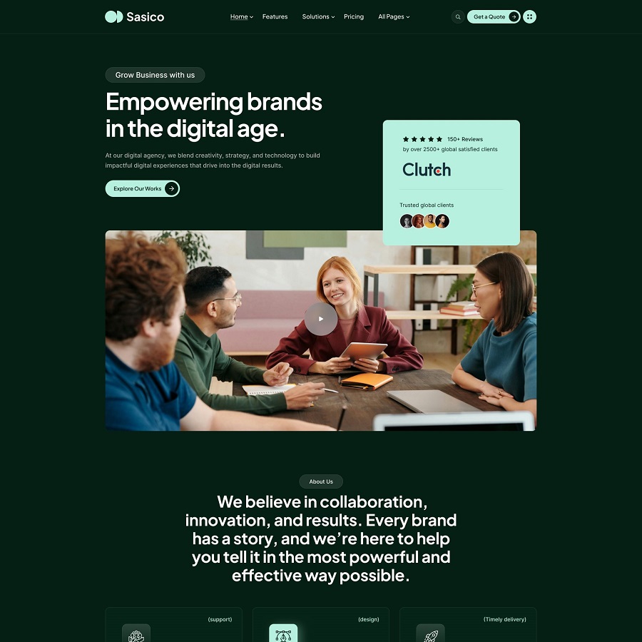 Digital Agency Dark 