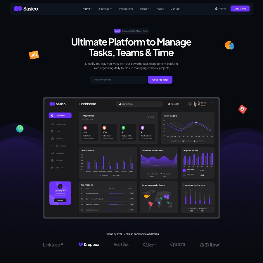 Task Management Dark
