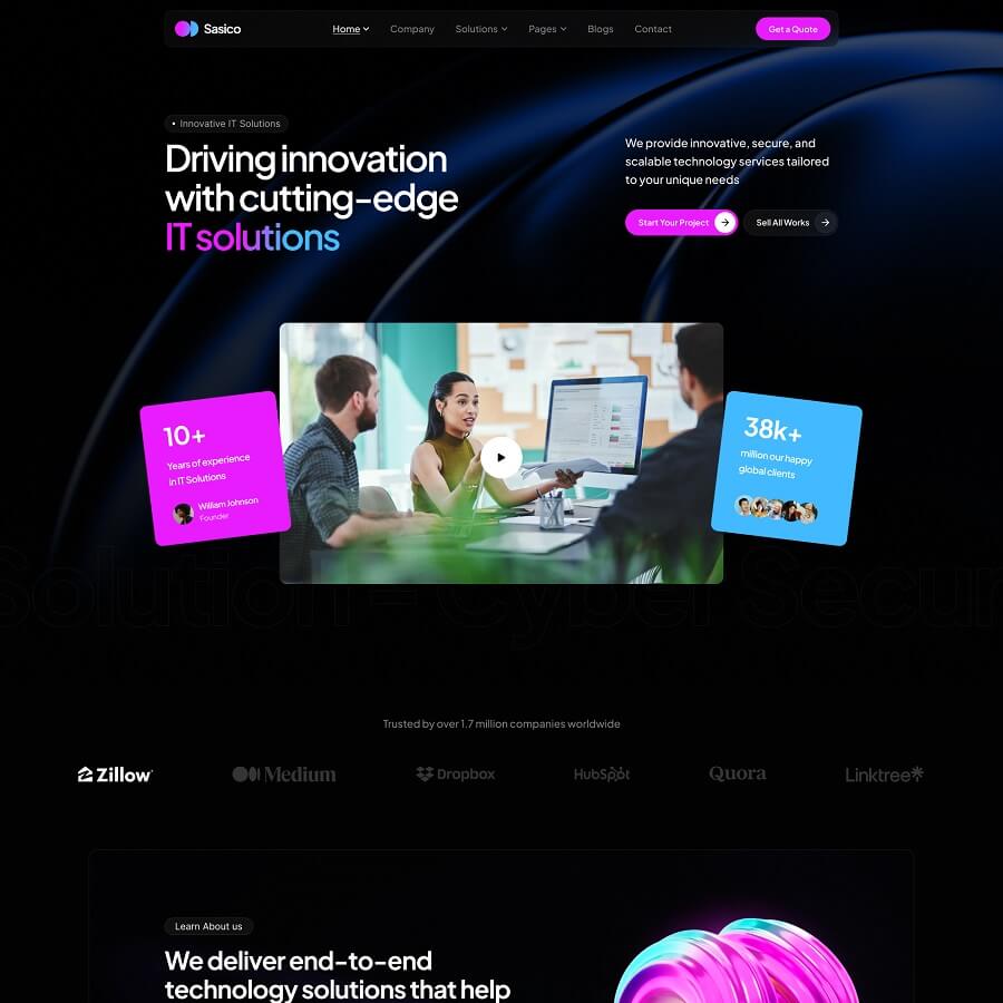 IT Solutions Dark